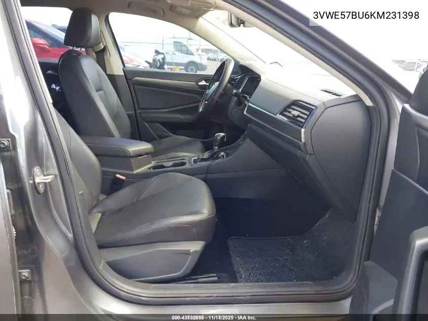 3VWE57BU6KM231398 2019 Volkswagen Jetta 1.4T Sel