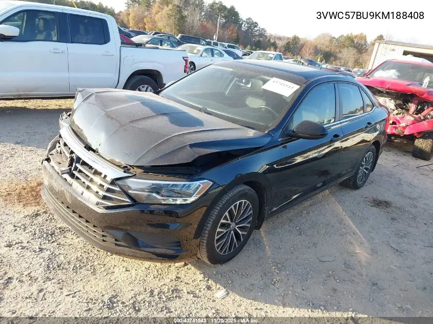3VWC57BU9KM188408 2019 Volkswagen Jetta 1.4T R-Line/1.4T S/1.4T Se