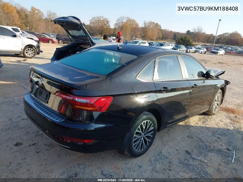 3VWC57BU9KM188408 2019 Volkswagen Jetta 1.4T R-Line/1.4T S/1.4T Se