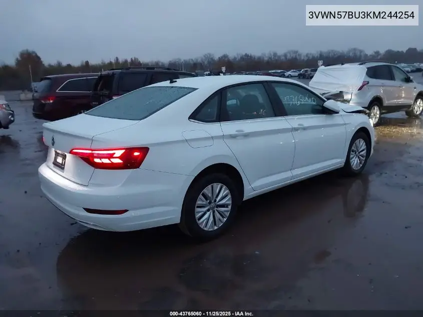3VWN57BU3KM244254 2019 Volkswagen Jetta 1.4T S
