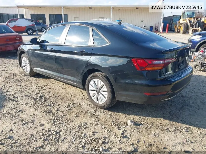 3VWC57BU8KM235945 2019 Volkswagen Jetta 1.4T R-Line/1.4T S/1.4T Se