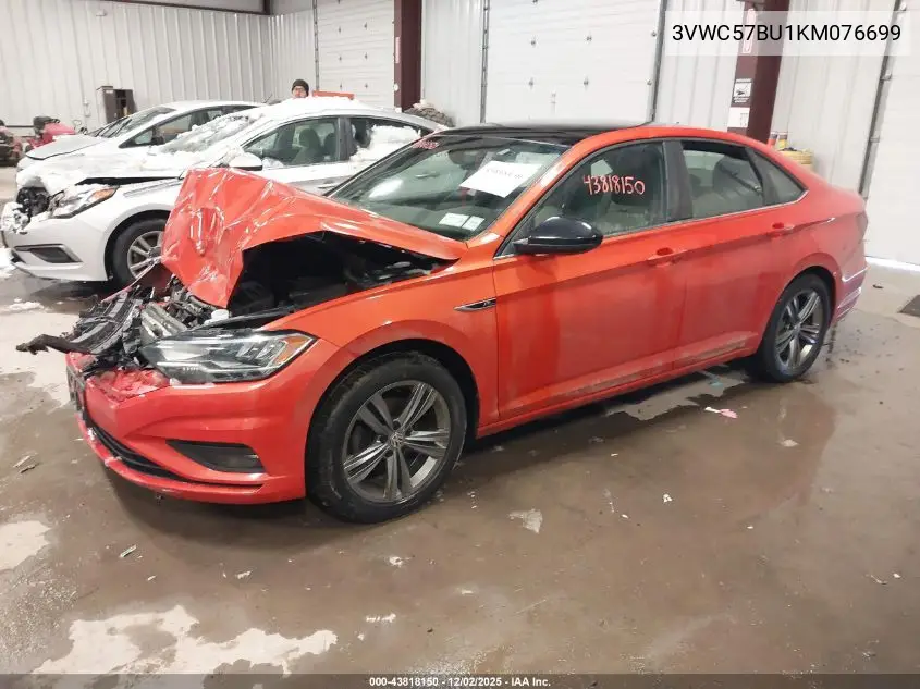 3VWC57BU1KM076699 2019 Volkswagen Jetta 1.4T R-Line/1.4T S/1.4T Se