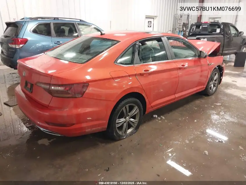 3VWC57BU1KM076699 2019 Volkswagen Jetta 1.4T R-Line/1.4T S/1.4T Se