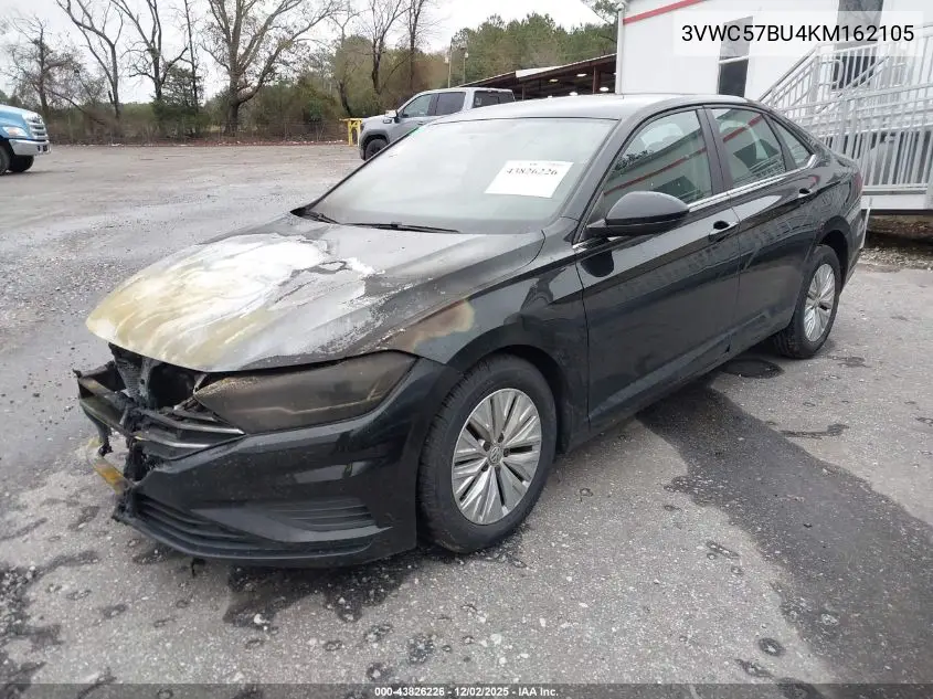 3VWC57BU4KM162105 2019 Volkswagen Jetta 1.4T R-Line/1.4T S/1.4T Se