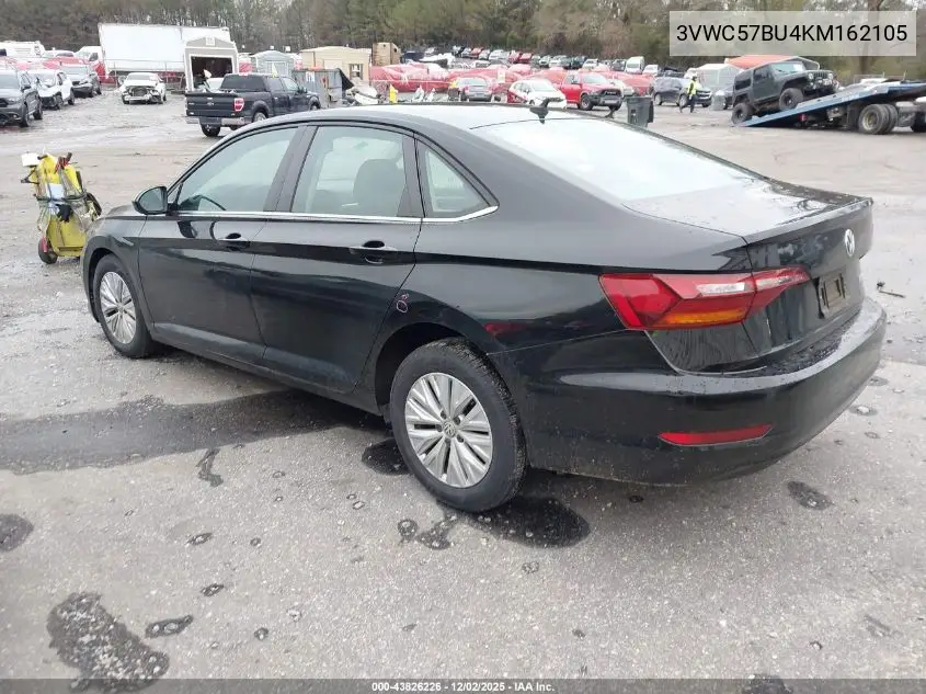 3VWC57BU4KM162105 2019 Volkswagen Jetta 1.4T R-Line/1.4T S/1.4T Se
