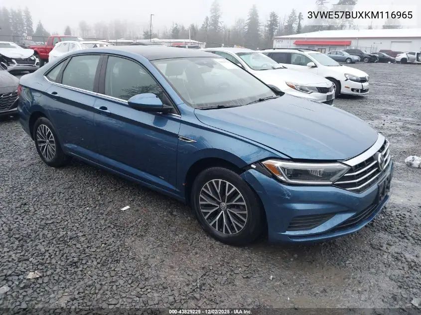 3VWE57BUXKM116965 2019 Volkswagen Jetta 1.4T Sel