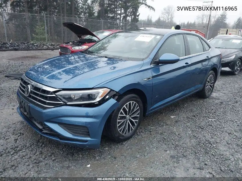 3VWE57BUXKM116965 2019 Volkswagen Jetta 1.4T Sel