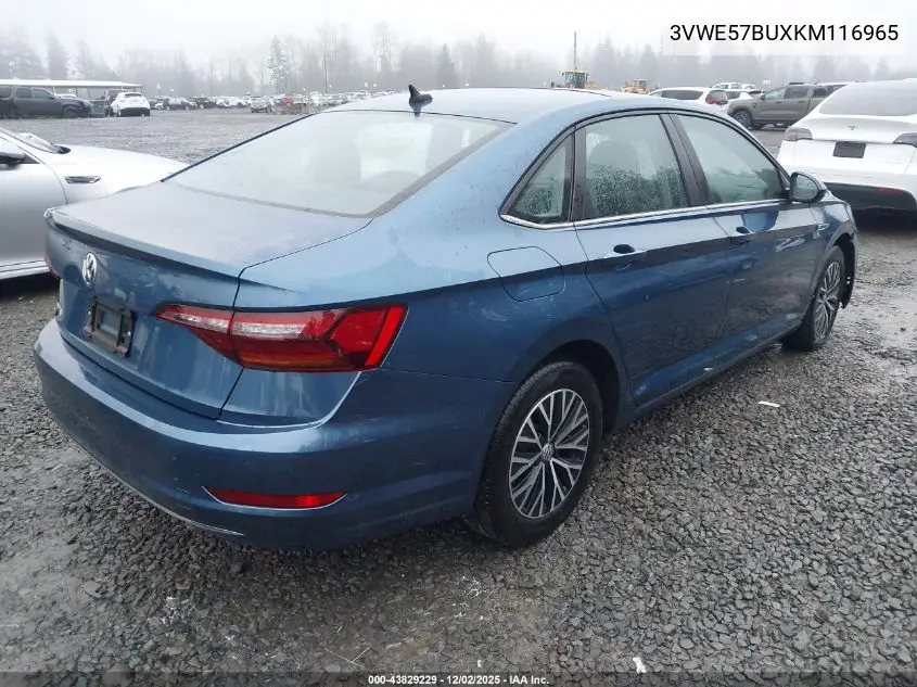 3VWE57BUXKM116965 2019 Volkswagen Jetta 1.4T Sel