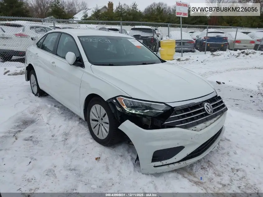 3VWCB7BU8KM226056 2019 Volkswagen Jetta 1.4T R-Line/1.4T S/1.4T Se