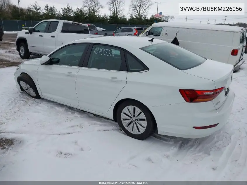 3VWCB7BU8KM226056 2019 Volkswagen Jetta 1.4T R-Line/1.4T S/1.4T Se
