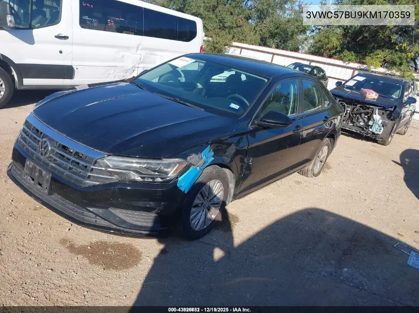 3VWC57BU9KM170359 2019 Volkswagen Jetta 1.4T R-Line/1.4T S/1.4T Se