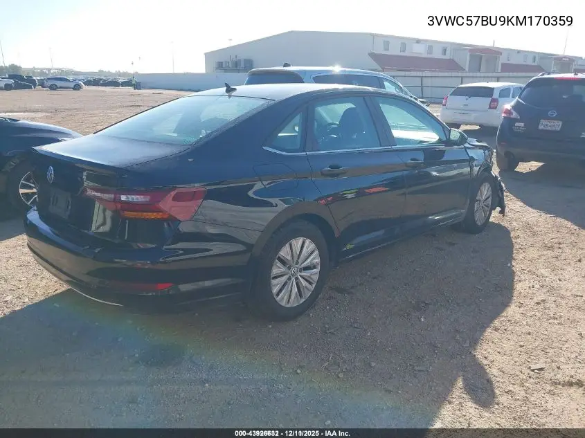 3VWC57BU9KM170359 2019 Volkswagen Jetta 1.4T R-Line/1.4T S/1.4T Se