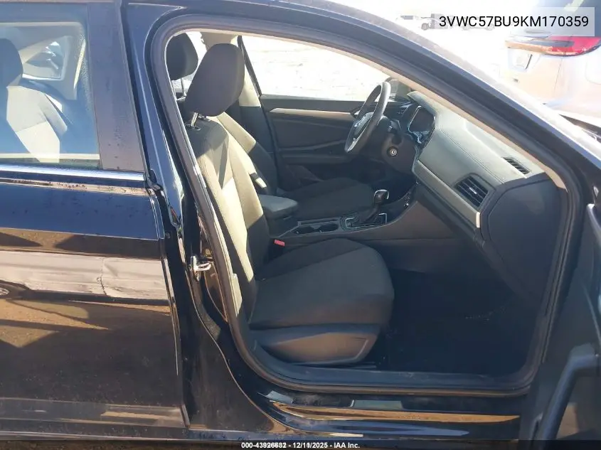 3VWC57BU9KM170359 2019 Volkswagen Jetta 1.4T R-Line/1.4T S/1.4T Se