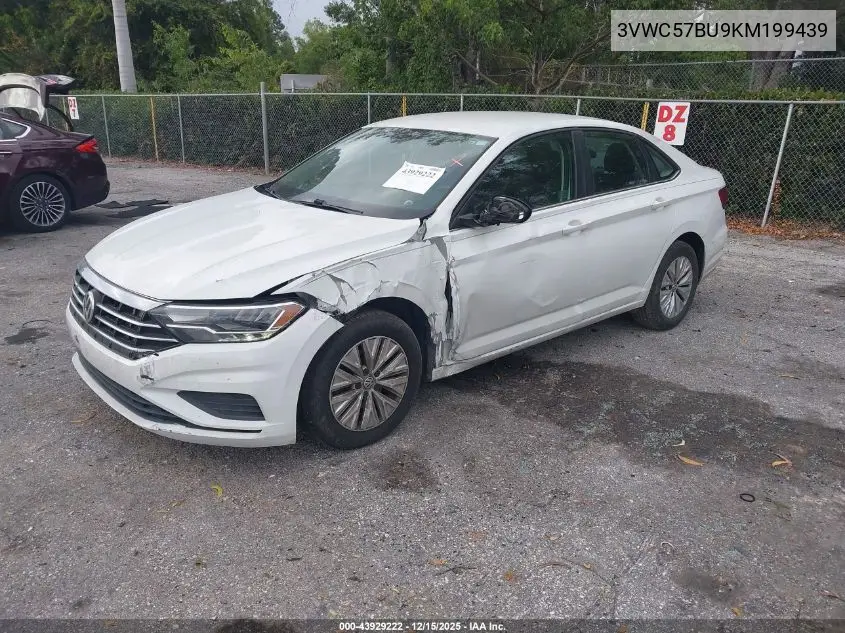 3VWC57BU9KM199439 2019 Volkswagen Jetta 1.4T R-Line/1.4T S/1.4T Se