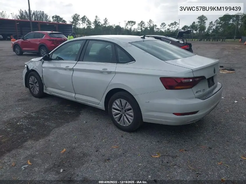3VWC57BU9KM199439 2019 Volkswagen Jetta 1.4T R-Line/1.4T S/1.4T Se