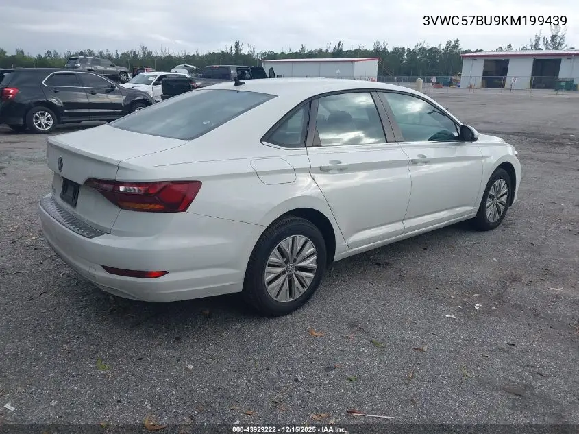 3VWC57BU9KM199439 2019 Volkswagen Jetta 1.4T R-Line/1.4T S/1.4T Se