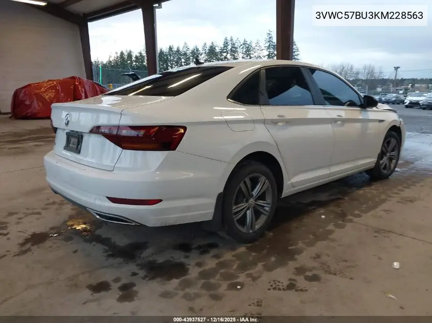3VWC57BU3KM228563 2019 Volkswagen Jetta 1.4T R-Line/1.4T S/1.4T Se
