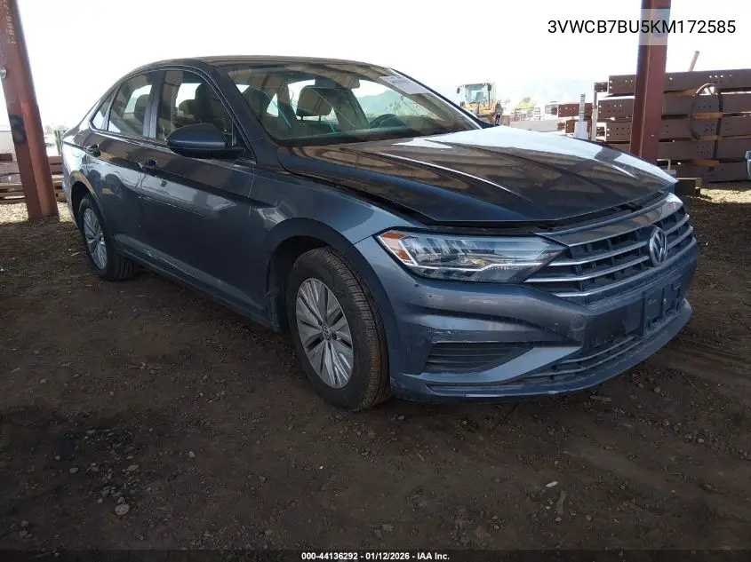 3VWCB7BU5KM172585 2019 Volkswagen Jetta 1.4T R-Line/1.4T S/1.4T Se