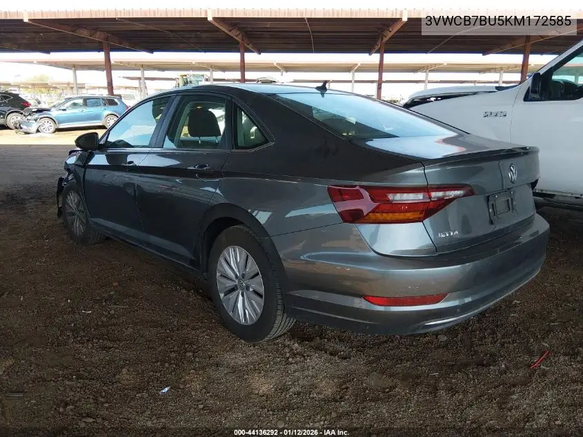 3VWCB7BU5KM172585 2019 Volkswagen Jetta 1.4T R-Line/1.4T S/1.4T Se