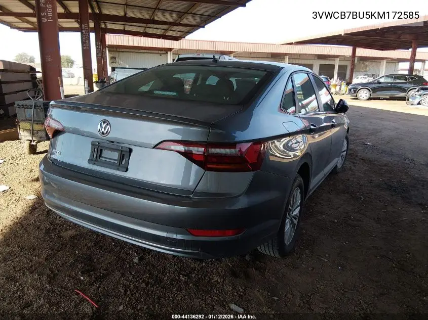 3VWCB7BU5KM172585 2019 Volkswagen Jetta 1.4T R-Line/1.4T S/1.4T Se