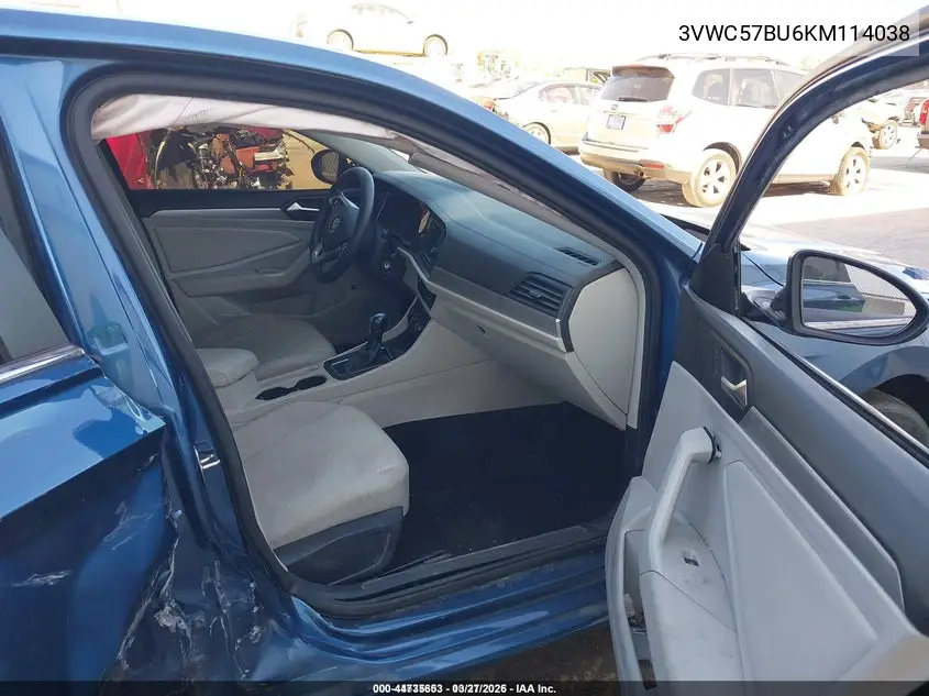 3VWC57BU6KM114038 2019 Volkswagen Jetta 1.4T R-Line/1.4T S/1.4T Se