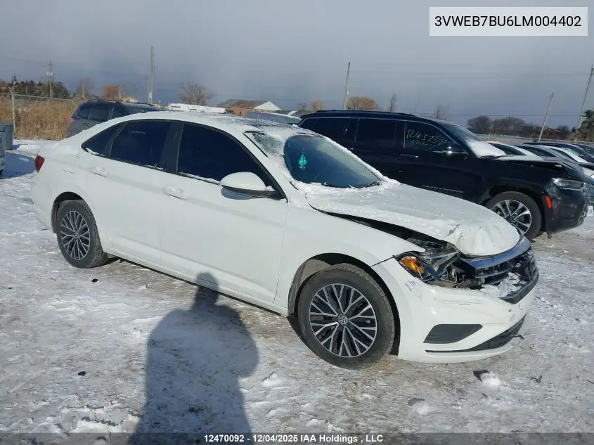 3VWEB7BU6LM004402 2020 Volkswagen Jetta Highline