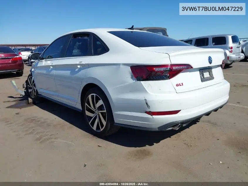 3VW6T7BU0LM047229 2020 Volkswagen Jetta Gli