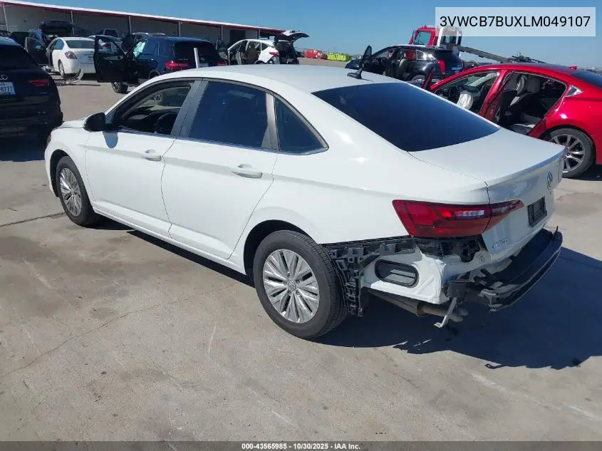 3VWCB7BUXLM049107 2020 Volkswagen Jetta 1.4T R-Line/1.4T S/1.4T Se/S