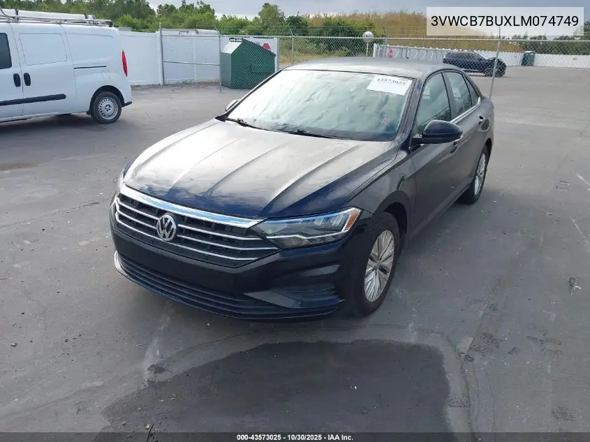 3VWCB7BUXLM074749 2020 Volkswagen Jetta 1.4T R-Line/1.4T S/1.4T Se/S