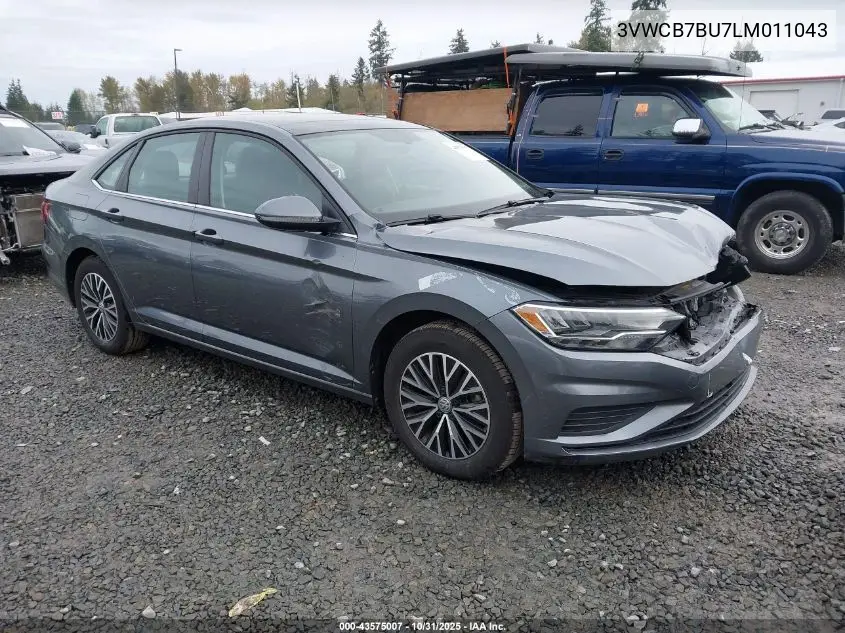 3VWCB7BU7LM011043 2020 Volkswagen Jetta 1.4T R-Line/1.4T S/1.4T Se/S