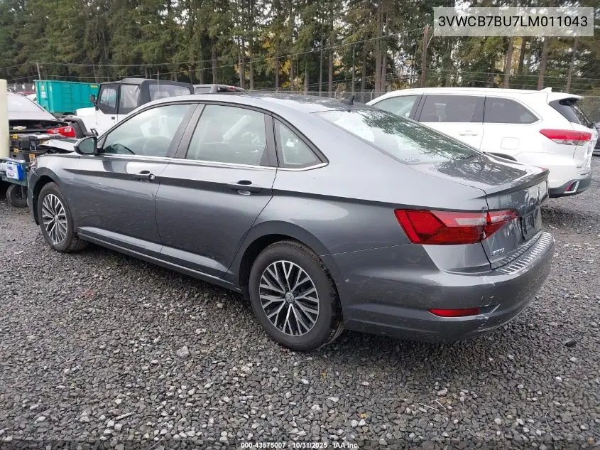 3VWCB7BU7LM011043 2020 Volkswagen Jetta 1.4T R-Line/1.4T S/1.4T Se/S