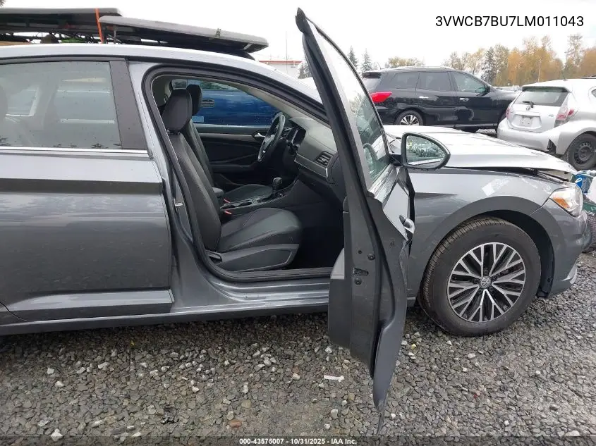 3VWCB7BU7LM011043 2020 Volkswagen Jetta 1.4T R-Line/1.4T S/1.4T Se/S