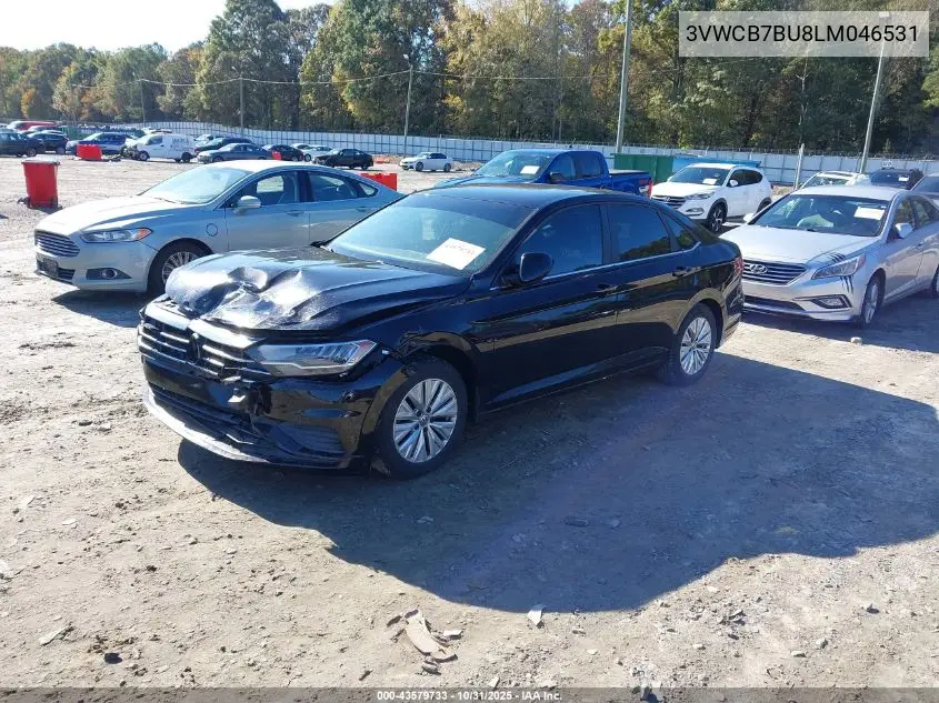 3VWCB7BU8LM046531 2020 Volkswagen Jetta 1.4T R-Line/1.4T S/1.4T Se/S