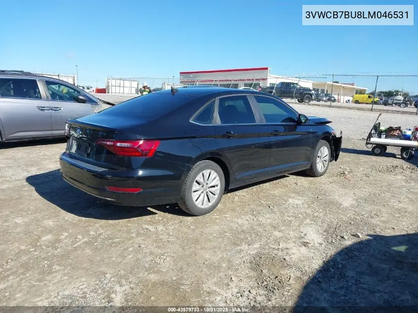 3VWCB7BU8LM046531 2020 Volkswagen Jetta 1.4T R-Line/1.4T S/1.4T Se/S