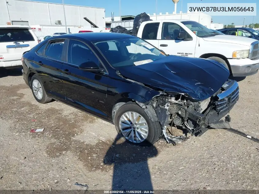 3VWCB7BU3LM056643 2020 Volkswagen Jetta 1.4T R-Line/1.4T S/1.4T Se/S
