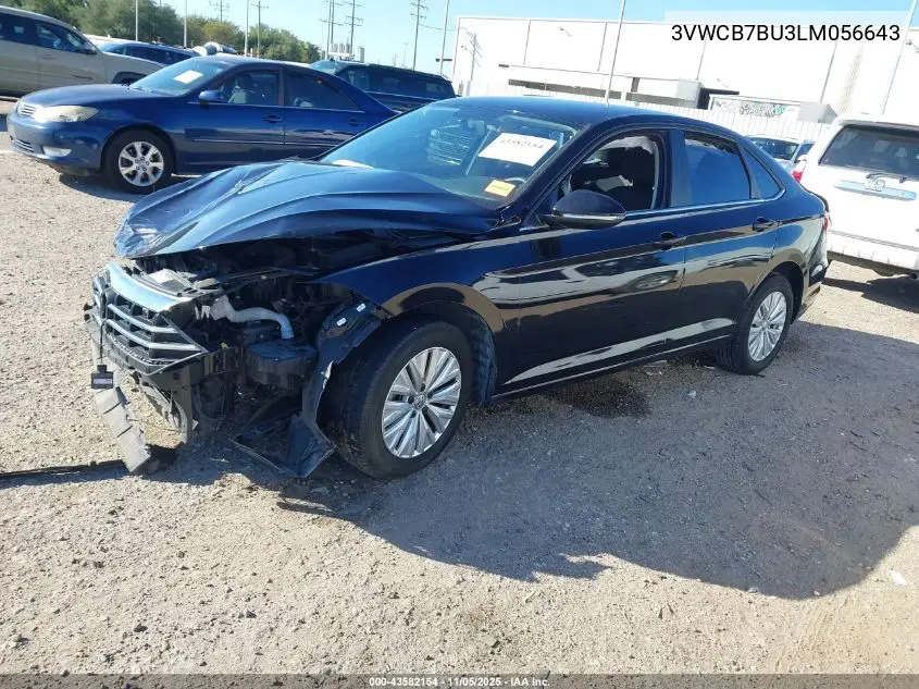 3VWCB7BU3LM056643 2020 Volkswagen Jetta 1.4T R-Line/1.4T S/1.4T Se/S