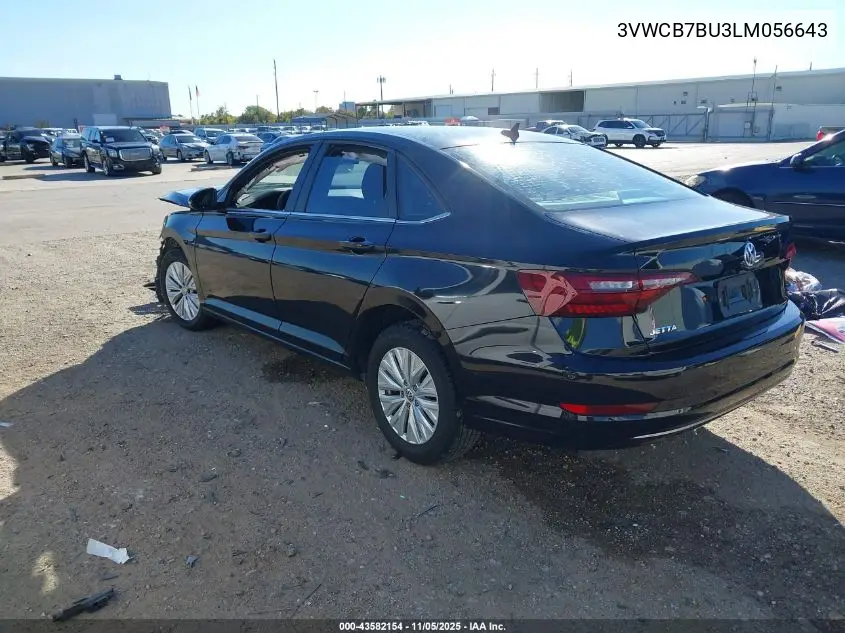 3VWCB7BU3LM056643 2020 Volkswagen Jetta 1.4T R-Line/1.4T S/1.4T Se/S