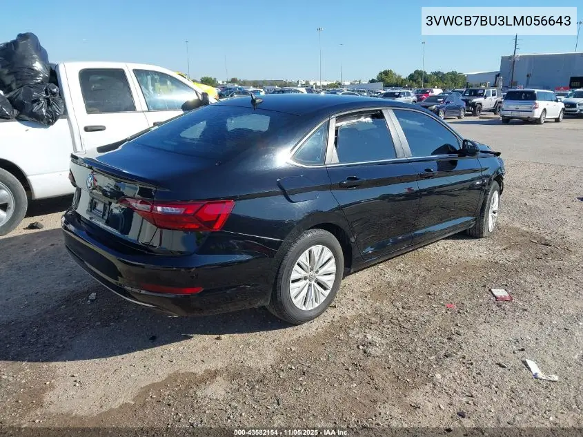 3VWCB7BU3LM056643 2020 Volkswagen Jetta 1.4T R-Line/1.4T S/1.4T Se/S