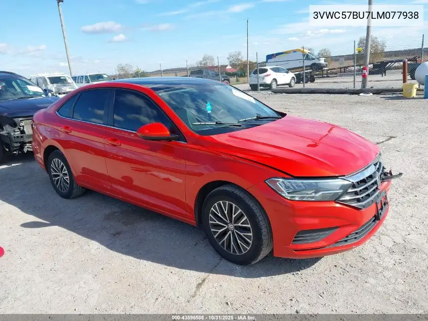 3VWC57BU7LM077938 2020 Volkswagen Jetta 1.4T R-Line/1.4T S/1.4T Se/S
