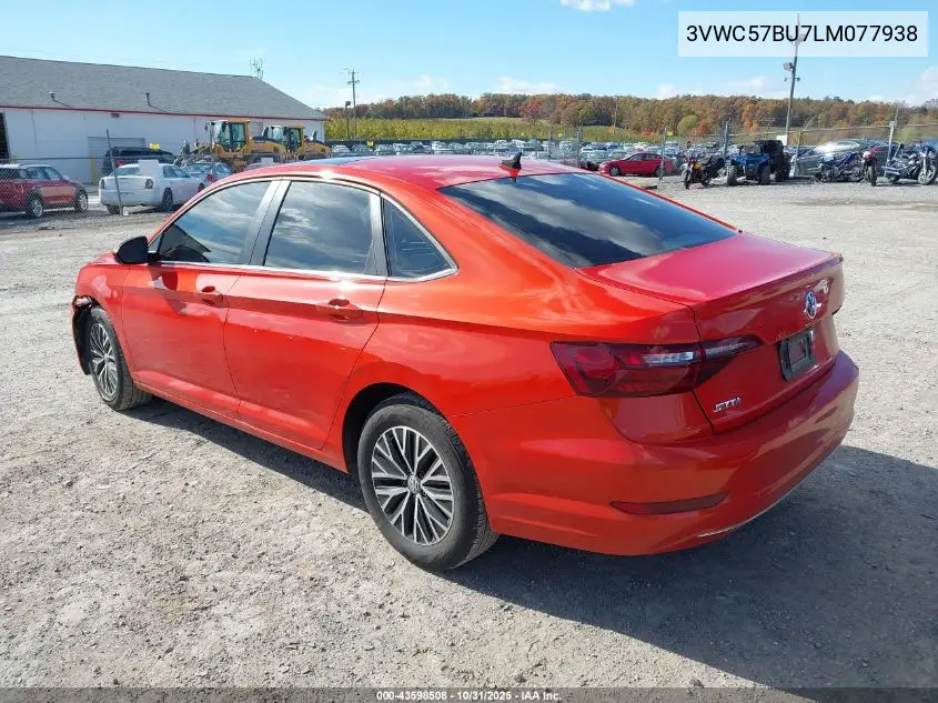 3VWC57BU7LM077938 2020 Volkswagen Jetta 1.4T R-Line/1.4T S/1.4T Se/S