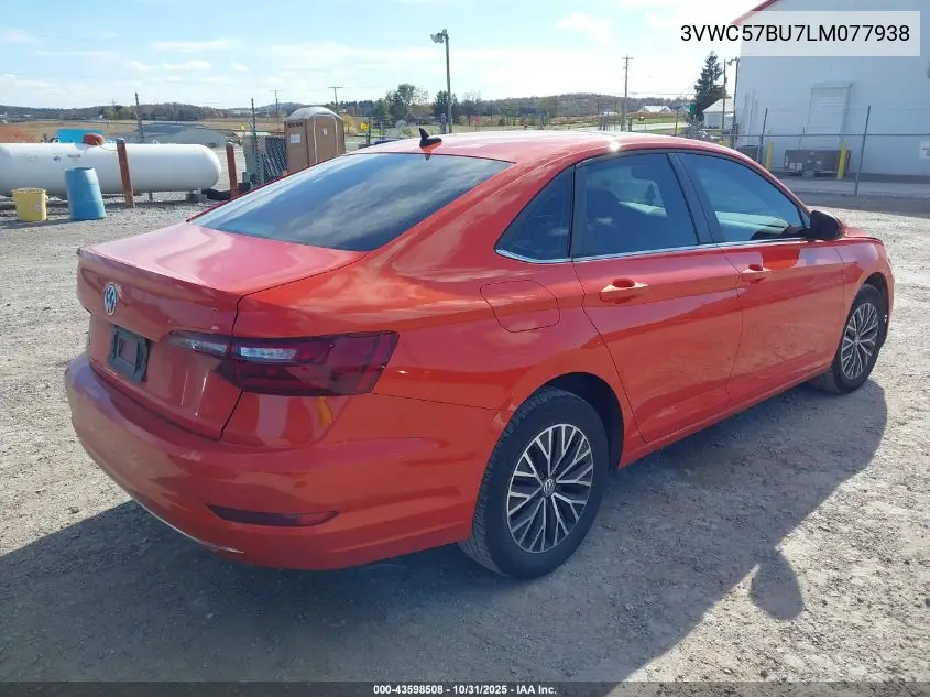 3VWC57BU7LM077938 2020 Volkswagen Jetta 1.4T R-Line/1.4T S/1.4T Se/S