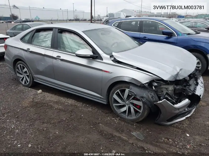 3VW6T7BU0LM003781 2020 Volkswagen Jetta Gli 2.0T Autobahn/2.0T S