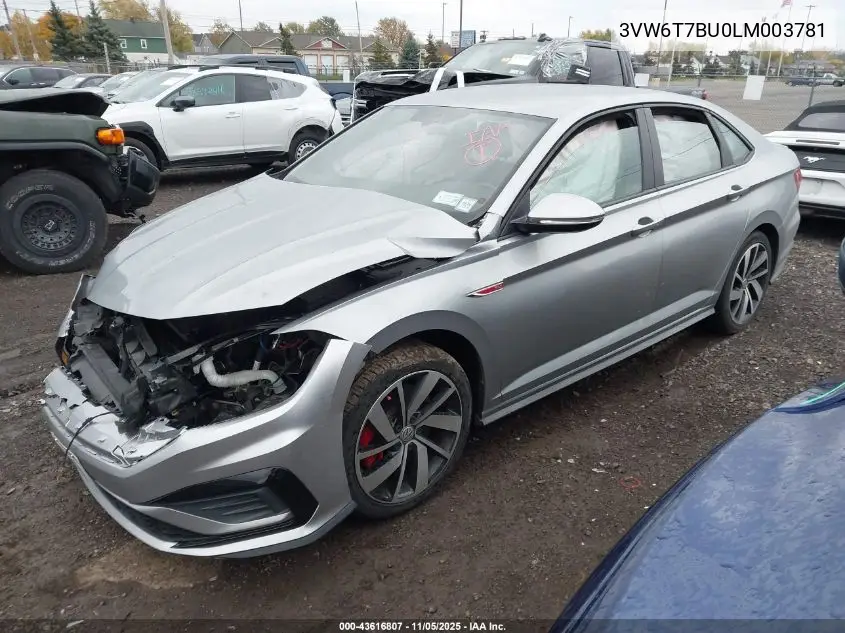 3VW6T7BU0LM003781 2020 Volkswagen Jetta Gli 2.0T Autobahn/2.0T S
