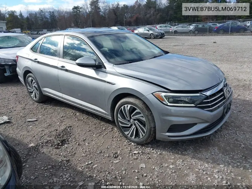 3VWEB7BU5LM069712 2020 Volkswagen Jetta 1.4T Sel