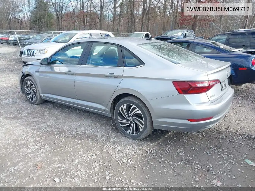 3VWEB7BU5LM069712 2020 Volkswagen Jetta 1.4T Sel