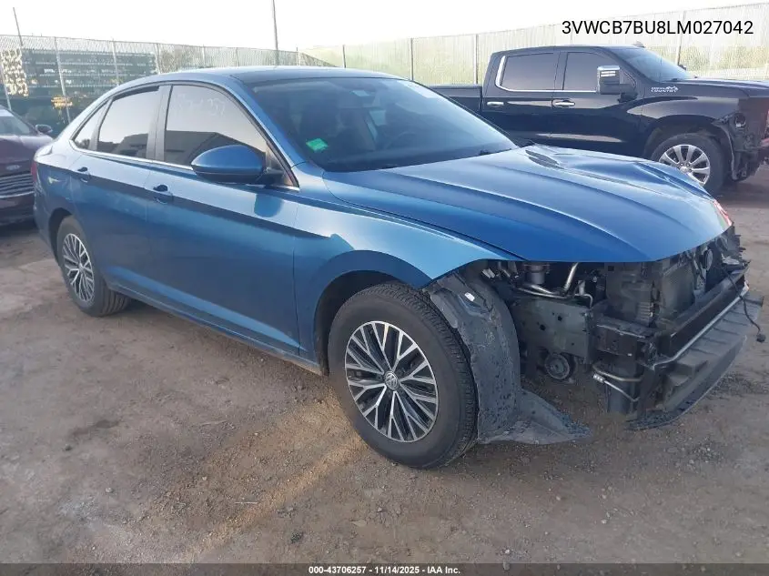 3VWCB7BU8LM027042 2020 Volkswagen Jetta 1.4T R-Line/1.4T S/1.4T Se
