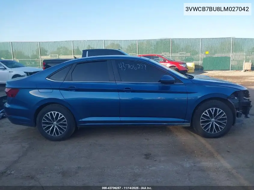 3VWCB7BU8LM027042 2020 Volkswagen Jetta 1.4T R-Line/1.4T S/1.4T Se