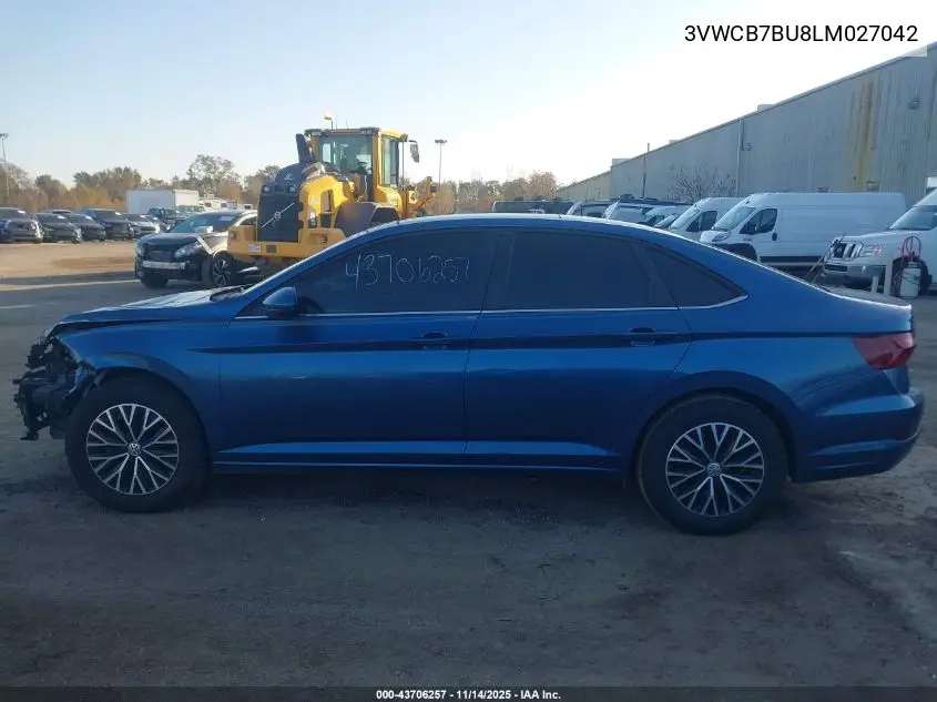 3VWCB7BU8LM027042 2020 Volkswagen Jetta 1.4T R-Line/1.4T S/1.4T Se