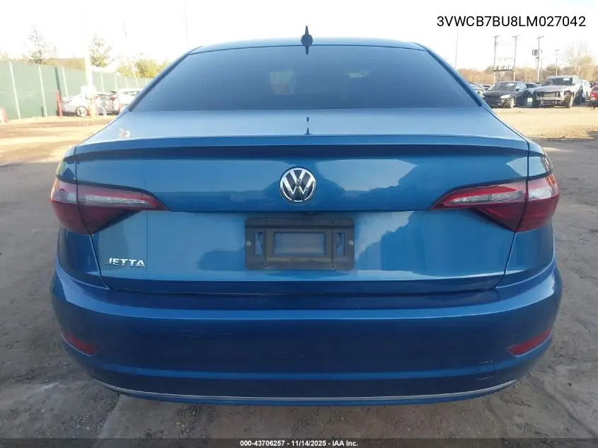 3VWCB7BU8LM027042 2020 Volkswagen Jetta 1.4T R-Line/1.4T S/1.4T Se