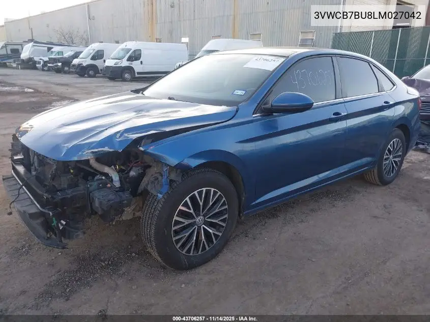 3VWCB7BU8LM027042 2020 Volkswagen Jetta 1.4T R-Line/1.4T S/1.4T Se